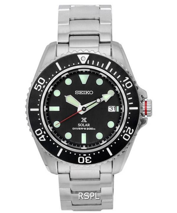 Seiko Prospex Compact Black Dial Solar Diver S Sne Sne P Sne P