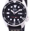 Seiko Automatic SKX007K1-LS14 Diver's 200M Black Leather Strap Men's Watch