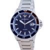 Emporio Armani Blue Dial Stainless Steel Quartz AR11339 100M Men's Watch