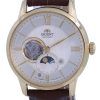 Orient Classic Sun  Moon Open Heart Automatic RA-AS0010S10B Mens Watch