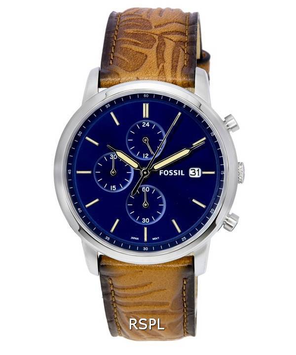 Blue face 2025 fossil watch