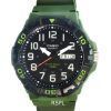 Casio Analog Army Green Resin Band Quartz MRW-210H-3A MRW210H-3 100M Mens Watch