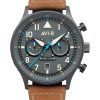 AVI-8 Hawker Hurricane Carey Dual Time Orissa Grey Dial Quartz AV-4088-04 Mens Watch