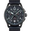 AVI-8 Spitfire Lock Chronograph Slate Black Quartz AV-4089-03 Mens Watch