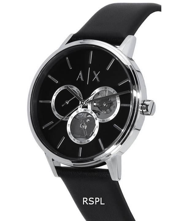 Armani Exchange Multifunction Black Open Heart Dial Quartz AX2745 Men's  Watch 