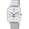 Casio Standard Analog Moon Phase Silver Dial Quartz MTP-M305D-7A Men's Watch