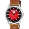 Citizen Mechanical Calf Leather Strap Red Dial Automatic NH8390-11X Men's Watch