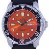 Ratio FreeDiver Orange Dial PU Strap Quartz 48HA90-02-ORG 500M Mens Watch