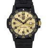 Luminox Sea Turtle Giant Plastic Strap Gold Dial Quartz XS.0325.GP 100M Men's Watch