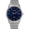 Citizen Stainless Steel Bracelet Midnight Blue Dial Quartz BI5000-87L Mens Watch