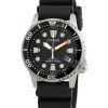 Citizen Promaster Dive Eco-Drive Polycarbonate Strap Black Dial Divers EO2020-08E 200M Mens Watch