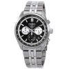 Seiko Chronograph Stainless Steel Black Dial Quartz SSB429P1 100M Men's Watch