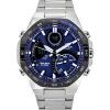 Casio Edifice Analog Digital Mobile Link Blue Dial Tough Solar ECB-950DB-2A 100M Men's Watch