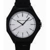 Armani Exchange Silicone Strap White Dial Quartz AX4600 Men's Watch