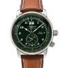 Zeppelin LZ126 Los Angeles Brown Leather Strap Green Dial Quartz 86444 Men's Watch