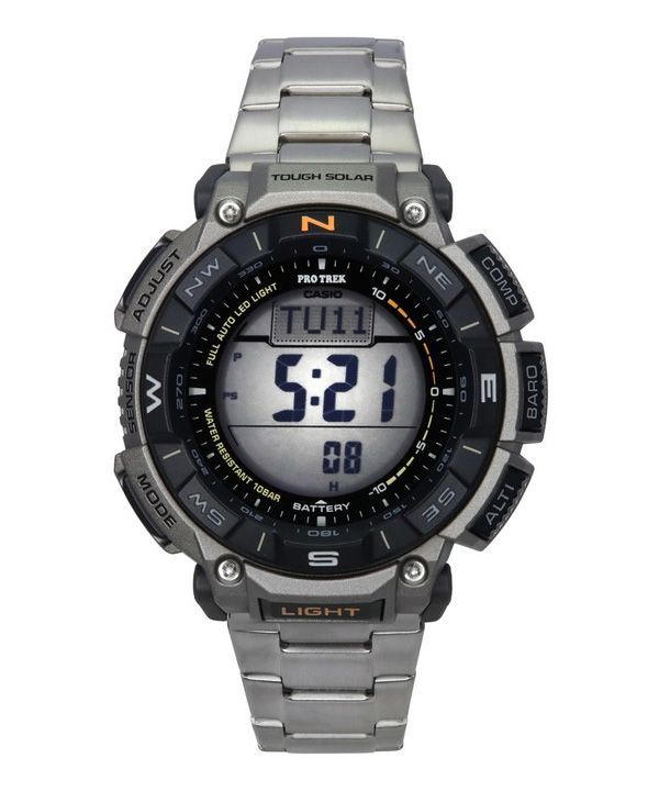 Casio ProTrek Digital Bio Based Resin Tough Solar PRG-340T-7 100M Men's ...