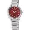 Citizen L Eco-Drive Stainless Steel Red Dial EM1090-78X Women's Watch