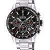 Festina Timeless Chronograph Stainless Steel Black Dial Quartz F20560-6 100M Men's Watch