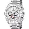 Festina Timeless Chronograph Stainless Steel White Dial Quartz F20668-1 100M Men's Watch