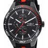 Invicta Racing GMT Silicone Strap Black Dial Quartz 47553 Men's Watch