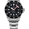 Ratio FreeDiver Sapphire Stainless Steel Black Dial Automatic RTF041 200M Mens Watch