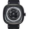 Sevenfriday T-Series NFC Enabled Leather Strap Black Skeleton Dial Automatic T1/04 SF-T1-04 Men's Watch