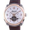 Refurbished Ingersoll The Michigan White Dial Open Heart Automatic I01103B Men's Watch