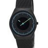 Refurbished Skagen Grenen Solar Halo Midnight Stainless Steel Mesh Black Dial SKW6874 Men's Watch