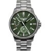 Bauhaus Aviation Titanium Dark Green Dial Automatic 2860M4 100M Men's Watch