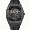 Ingersoll The Rim Polyurethane Strap Black Skeleton Dial Automatic I16201 Men's Watch