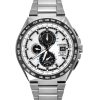 Citizen Eco-Drive Radio Controlled GMT Chronograph Super Titanium Silver Dial AT8238-84A 100M Men's Watch