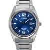 Citizen Super Titanium Blue Dial Eco-Drive AW1641-81L Men's Watch