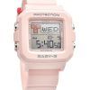 Casio Baby-G Plus Digital Pink Resin Strap Quartz BGD-10L-4 100M Women's Watch With Extra Band Loops