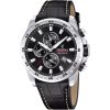 Festina Timeless Chronograph Leather Strap Black Dial Quartz F20692-4 100M Men's Watch