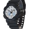 Casio G-Shock Analog Digital Resin Strap White Dial Quartz GA-100WD-1A 200M Men's Watch