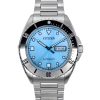 Citizen Sport Stainless Steel Light Blue Dial Automatic NH7530-52L 100M Men's Watch