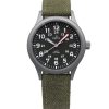 Ratio Quest Men's Field Watch Sapphire Canvas Strap Khaki Green Dial Quartz RTQ029 100M Lewis And Clark Edition