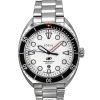 Fossil Breaker Stainless Steel White Dial Quartz Diver's FS6063 200M Men's Watch