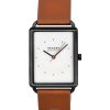 Skagen Hagen Leather Strap White Dial Quartz SKW6929 Men's Watch