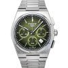 Tissot PRX Chronograph Stainless Steel Green Dial Automatic T137.427.11.091.00 100M Men's Watch