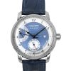 Zeppelin Friedrichshafen Leather Strap Blue Dial Automatic 85903 Men's Watch