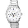 Refurbished Casio Standard Analog Moon Phase White Dial Quartz MTP-M300D-7A Men's Watch