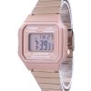 Refurbished Casio Vintage Digital Rose Gold Tone Stainless Steel Quartz B650WC-5A Unisex Watch