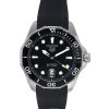 Tag Heuer Aquaracer Professional Date Rubber Strap Black Dial Automatic Diver's WBP201A.FT6197 300M Men's Watch