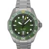 Tag Heuer Aquaracer Professional Date Titanium Green Dial Automatic Diver's WBP208B.BF0631 300M Men's Watch